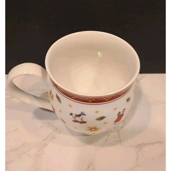 2017 Villeroy & Boch TOY'S DELIGHT Santa's Sleigh Ride 4" Christmas Mug Holiday - Picture 3 of 7